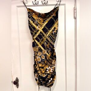 Princess Polly Scrunch Satin Mini Dress